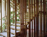 Villa Mariea Interior

Aalto's use of birch logs of varying length helped bring the surroudning forest inside the villa, and supported both the structure and the naturalistic motif.