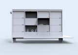 Brian Keyes's Canvas Office Landscape is an updated cubby system for mobile workers.