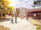 A core element of the design scheme is a series of outdoor classrooms and play areas.