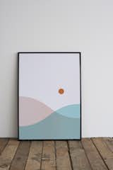 From Land and Sea print by Lane, $198 at lanebypost.com

Push the envelope for your landscape-loving friends and send this minimalist print inspired by a trip to the Sands of Morar in Scotland. The framed print is screenprinted by hand in Nottingham, UK, onto specialty paper made in the Lake District.