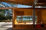 Living Room Bay and clerestory windows from Window Craft abound throughout.  Search “little-feet-off-the-grid.html” from An Off-the-Grid Island Home for a Seattle Music Producer