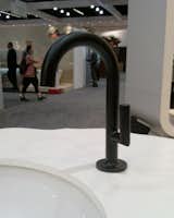 Designer Jason Wu collaborated with Brizo on this sleek matte black faucet.