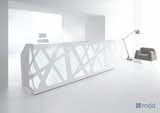 The Zig-Zag desk with a classic white light for brightening up dim offices.  Photo 3 of 3 in Best Desked
