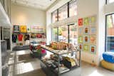 The colorful concept shop that faces Rue Yves Saint Laurent is the third piece of 33 Rue Majorelle’s tripartite design experience.