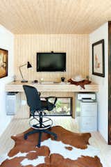 Shed & Studio and Storage Space Room Type Sett Studio also does complete interior work. This unit features monotread, which are panels made from milled recycled wood, on the floor, walls and desk. Lately, the company has been using more bamboo.  Photo 6 of 13 in On Your Mark, Get Sett