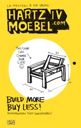 Launched at the BMW Guggenheim Lab in Berlin this July, and full of the photos and personal stories sent in by the Van Bo-following DIY furniture makers from around the world, this book celebrates the love of furniture, the social and creative benefits of building your own chairs, and further illustrates Van Bo’s social outreach. In its pages, he adds instructions on how he has built a community in seven steps, and how he envisions the capitalism of the future—which is all about Thank yous and win-wins.
“There are some things that companies need, which don’t involve money,” he explains, “For example, one of the members of my Crowd is a leading figure in Deutsche Bahn, the German Rail company. She says that on hot days when the air conditioning breaks down in one of the rail cars and that car has to be removed and replaced, it causes chaos at the next station. She needs people to come to that station to re-direct traffic, explain the delay, help with the circulation and the clean-up, and give passengers a reassuring smile. If she has Karma Volunteers, they get a badge, they get to help, and they get praise and some free train tickets in return. This is more valuable to both parties than money. It brings people together in a spirit of community, and it makes that community more cohesive. This is the basic principle of Karma Economy. Everyone needs to be needed and needs to be praised. If we can do that for each other while fostering each other’s businesses, it creates a harmonious, helpful, prosperous society”.