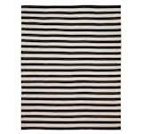 The  DwellStudio Draper Stripe rug  is bsic enough to grow with the child and can later be used in other areas of the house.