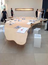 In the Danish pavilion, one of the exhibition elements included information about Greenland.
