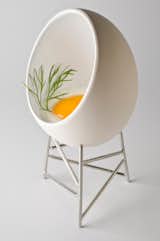 Le Nid ramekin for cooking and serving eggs by Christian Ghon for Alessi.