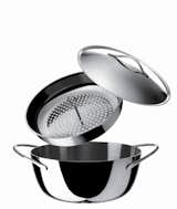 Domenica casserole and steamer by Elisa Giovannoni for Alessi.  Photo 7 of 11 in New Releases from Alessi by Diana Budds