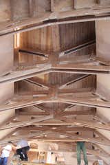 A view of the finished ceiling. Photo by Gianni Talamini.
