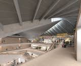 Second floor of the New Design Museum, showing the Permanent Exhibition. By John Pawson Ltd.