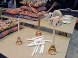 It was great to see designs by homegrown, American design talents Fort Standard and Bec Brittain gracing the SCP stand. This is Fort Standard’s Sprue candelabra made from bronze.