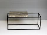 Howe will also customize the design such that it could be all magazine rack, a full-on concrete-topped bench, or he even suggested tipping the table on its side to form a pedestal.
