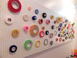 Those who knew where to find the unassuming entrance to British designer Jasper Morrison’s shop were treated to a lovely little exhibition of tape. Members of the studio assembled an enormous and colorful variety of sticky tape collected from all over the world. The motive behind the exhibition was explained as: “For the purpose of examining the extreme variations and seductive nature of an object type with which we are all familiar.”