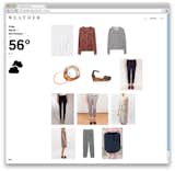 Apparel options for a 56-degree day from wevther.com.