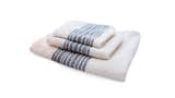 These very special towels from Japan feature two textures: one side is terrycloth, the other a whisper-soft chevron weave. Thinner and lighter than traditional towels, and faster drying yet just as durable, these organic cotton pieces are a sensory treat.  Search “lana-towel.html” from Bath Products We Love