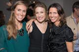 Laura Beck, Dwell's Director of Communication Alex Polier, and lighting designer Lindsey Adelman.  Photo 7 of 14 in Dwell & DDG Holiday Party at 345meatpacking by Sara Carpenter