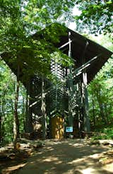 Thorncrown Chapel in Eureka Springs, Arkansas by E. Fay Jones.  Photo 3 of 5 in The Architect's Architect by Olivia Martin