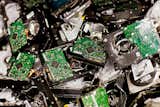 To keep their loyal users and their information safe and sound, it's Google's policy to round up old drives and destroy them on-site. Thousands of gigabytes can pile up, like a microscopic metropolis.