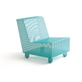 This outdoor chair from designer Damian Velasquez is both striking and strikingly comfortable—you might not believe you're sitting on metal. The mesh design is sturdy, but has just enough give to conform to your body. The heat-dispersing, wind-resistant powder-coated stainless steel construction makes it a smart addition to your yard.