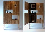 The Reveal cabinet is made from recycled floorboards. Its series of negative spaces is just as useful for storage and display as the cupboards inside are.  Photo 3 of 10 in Best of Studiomama by Aaron Britt