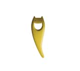 This bottle opener from Alessi ($17) comes in five different colors.  Photo 1 of 7 in Home Bar Essentials for Any Sized Space by Dora Vanette from Modern Monster Mash
