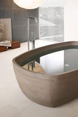 Inkstone bathtub, Sand Brown stone.