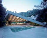 This is John Lautner's Sheats House from 1963.  Photo 1 of 3 in Phaidon's 20th Century World Architecture Atlas