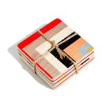 Clothing designer Annabel Inganni turns her attention to accessorizing the home with her new line of tabletop goods, called Wolfum. These graphic coasters come in enough patterns to suit everyone on your shopping list. ($35)
