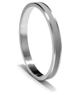 The KMR158 ring. Konzuk also carries tension set diamond rings.  Search “split ring key blank” from The Wearable Architecture of Karen Konzuk