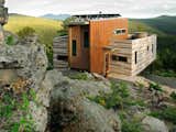 Studio H:T designed this shipping container home on Nederland, Colorado.