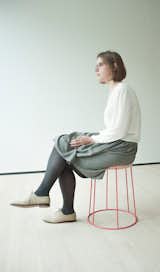 The 29-year-old designer, Catherine Aitken, on one of her stools for Fade.  Photo 2 of 3 in Fade Away