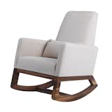 December 13: This modern rocking chair is contemporary in its design and exceptional in its comfort. It boasts a gentle rock, tailored upholstery and a tall supportive back. Hand-crafted in Canada.