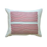 These pillows featuring an electric stripe design, are hand printed on linen, and are filled with feathers as well as regenerated fiber from recycled plastic bottles, making this the perfect gift for the eco-minded person on your list. ($42)