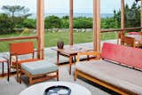 jens risom block island modern prefab vacation home a frame living room