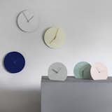 Designed by Norm Architects for Menu, the Steel Wall Clock is a celebration of materiality, color, and simplicity. Paring down the clock to its most necessary elements, the designers focused on the simple hands and round face of the clock. The steel clock is also available in a Table Clock.  Photo 1 of 8 in Modern Wall Clocks by Marianne Colahan