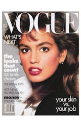 A young Cindy Crawford graces the January 1987 cover.