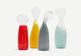 OwowThese single flower vases get their amorphous shape from free-blown glass by French glass designer Marion Fortat.