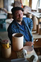 Joshua Vogel in his Hudson Valley, New York, studio.  Photo 1 of 5 in Designer Spotlight: Black Creek Mercantile & Trading Co.