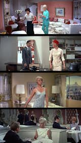 Pillow Talk (1959), directed by Michael Gordon, is a romantic comedy about an interior decorator who falls in love with a composer. Shot entirely in Kodachrome, bright colors pop and the lighting is luminous. Think of it as a more glamorized version of Mad Men.