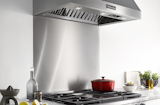 The Range features a professional hood equipped with LED lighting and Baffle filters.  Photo 3 of 5 in Sleek Oven Will Solve Your Cooking Needs