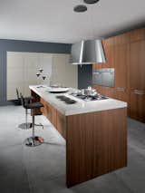 The floor-to-ceiling storage and simple finishes in Scavolini's Reflex kitchen leave plenty of room for culinary art to be the primary flourish within the spare space. For color lovers, lacquered options are available in brighter hues.