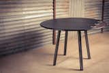 This round table is made from solid white oak and hard maple.  Photo 6 of 7 in Handcrafted Modern Furniture from Israel