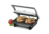 The Cuisinart 5-in-1 Griddler is a compact appliance that's well-suited to small apartment kitchens.  It features five different plates that work for everything from pancakes to steaks. It's especially useful for city-dwellers who lack space for a grill.