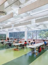 Contemporary on the inside and modernist on the outside, this school stands as a model of successful and sensitive adaptive reuse.  Search “rooms” from A Forgotten Insurance Building Finds New Life as a Humming High School