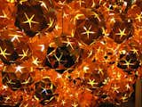 Tom Dixon also designed these lights out of Veuve Clicquot boxes. They were beautiful, and undoubtedly much better looking than a collection of old Franzia.