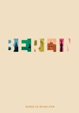 A typographic treatment of Berlin. Via showusyourtype