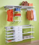 Peg Rail 6' Classic Closet A If you have a 6-foot wall, the Peg Rail 6' Classic Closet combines multiple parts to make an organized and functional closet where none existed before, (although you will have keep it presentable at all times).