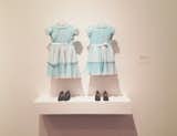 The original dresses and shoes of the Grady sisters.  Search “architectural-photography-an-ezra-stoller-retrospective.html” from Stanley Kubrick Retrospective at LACMA